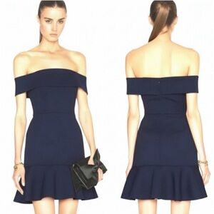 NICHOLAS Strapless Navy Dress